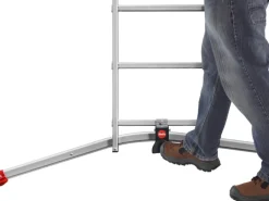 Hailo Alu-Kombileiter S100 Profi Lot 287 cm x 122 cm x 118 cm Aluminium