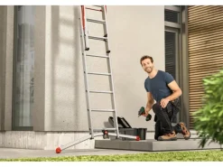 Hailo Alu-Kombileiter S100 Profi Lot 287 cm x 122 cm x 118 cm Aluminium