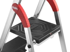 Sale Hailo Alu-Sicherheits-Stehleiter L100 TopLine 7-stufig