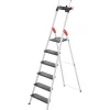 Hailo Alu-Sicherheits-Stehleiter L100 TopLine 6-stufig