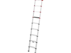 Sale Hailo Alu-Teleskopleiter T100 FlexLine 265 cm x 46 cm x 100 cm Aluminium