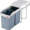 Hailo Einbau-Mülleimer Multi Box 2 x 14 l