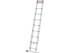 Outlet Hailo Sicherheits-Teleskopleiter FlexLine 380 Aluminium 13-stufig bis 150 kg