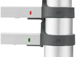 Outlet Hailo Sicherheits-Teleskopleiter FlexLine 380 Aluminium 13-stufig bis 150 kg