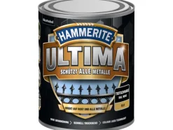 New Hammerite Ultima Premium Metall-Schutzlack matt 750 ml Tiefschwarz