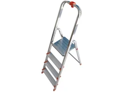 New Haushaltsleiter 4-stufig Aluminium