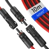 hb-digital 2x 10m Solarkabel 4mm2 mit Solar Stecker Schwarz/Rot