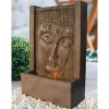 Clearance Heissner Zimmerbrunnen Buddha aus Polystone in Bronze