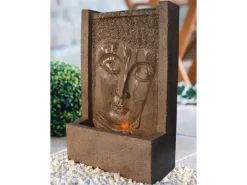 Clearance Heissner Zimmerbrunnen Buddha aus Polystone in Bronze