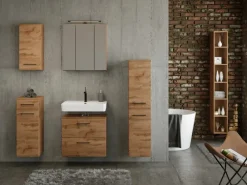 Held Möbel Seitenregal Florenz 25 cm Wotaneiche