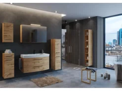 Held Möbel Seitenregal Florenz 25 cm Wotaneiche