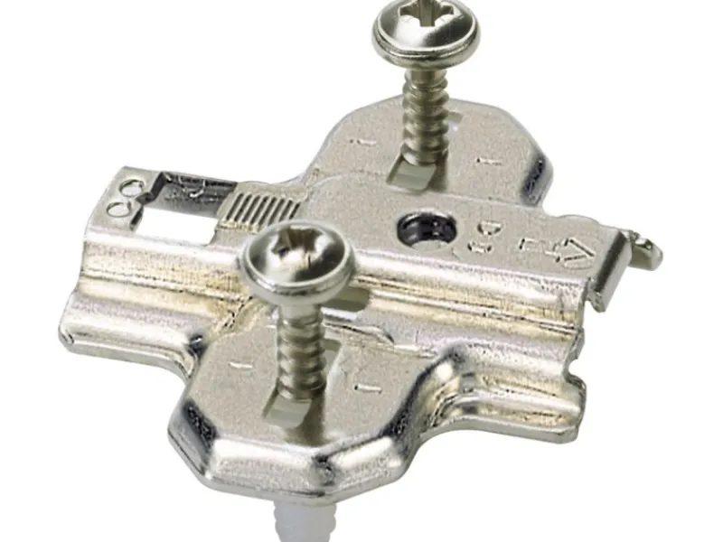 Best Hettich Kreuzmontageplatte für Ø 35 mm Topfscharniere 2 Stück