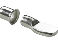 Hettich Löffel-Bodenträger mit Einschlaghülse Ø 7,5 mm Stahl Vernickelt 20 Stück