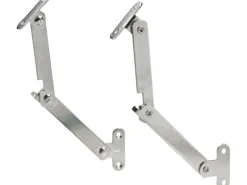Hot Hettich Mini Klappenhalter Stahl 130 mm Vernickelt 2 Stück