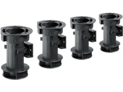 Hettich Sockel-Verstellfuß-Set Ø 25 mm x 100 mm inkl. Klips