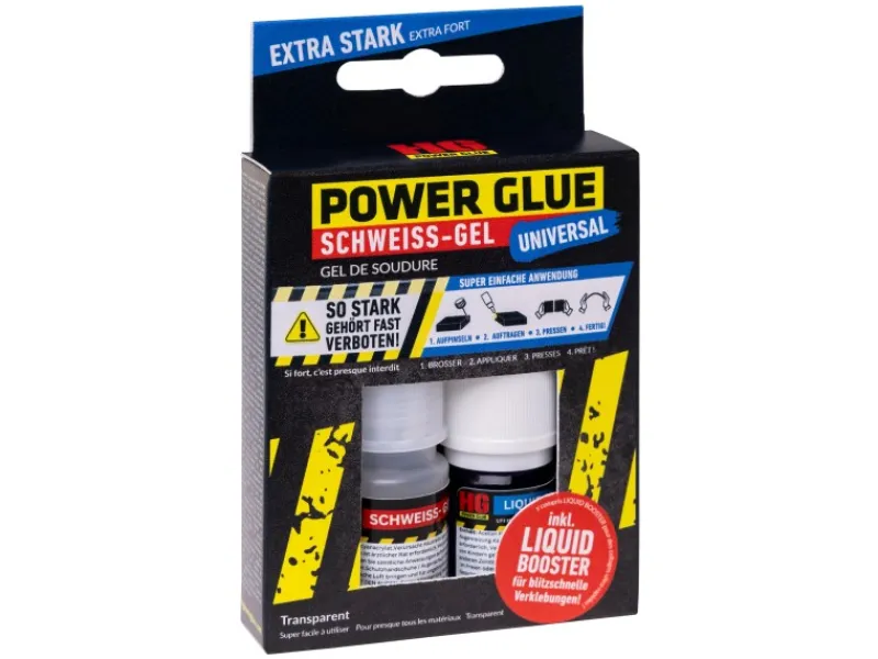 HG Power Glue Schweiß-Gel Universal 10 g Transparent