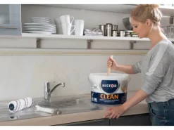 Clearance Histor Clean Wandfarbe Weiß seidenmatt 10 l