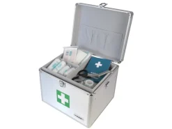 Hot HMF 14702-09 Alu Medizinkoffer Erste Hilfe Koffer Tragegriff 30 x 25 x 25 cm
