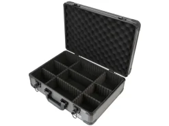 HMF 14502-02 Alu Transportkoffer Kamerakoffer Aufbewahrungskoffer Individuelle Facheinteilung 46 x 15 x 33 cm