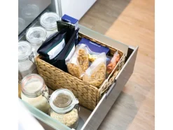 Sale HMF 37242 Aufbewahrungskorb Faltbarer Korb Geflochten Wasserhyazinthe Seegras Größe M 32 x 23 x 20 cm 2er Set