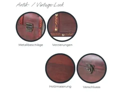 Online HMF 6406-135 Schatztruhe Holz 35 x 25 x 20 cm Portugal