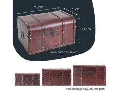 Online HMF 6406-135 Schatztruhe Holz 35 x 25 x 20 cm Portugal