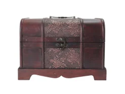 HMF 6411-130 Schatztruhe Holz 30 x 23 x 21 cm Klein Japan