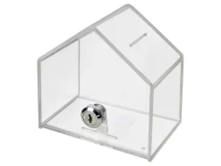 HMF 46911 Spendenbox Aktionsbox Spendenhaus Acryl 138 x 125 x 90 cm