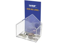 HMF 46911 Spendenbox Aktionsbox Spendenhaus Acryl 138 x 125 x 90 cm
