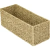 Clearance HMF Aufbewahrungskorb Badezimmer Korb Geflochten Seegras 38 x 15 x 14 cm