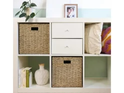 Clearance HMF Aufbewahrungskorb Korb Geflochten Seegras Kallax 32 x 34 x 32 cm