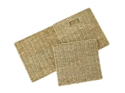 Clearance HMF Aufbewahrungskorb Korb Geflochten Seegras Kallax 32 x 34 x 32 cm