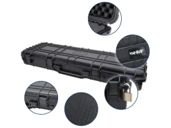 HMF ODK200 Outdoor-Koffer Gewehrkoffer Rasterschaumstoff 113 x 42 x 16 cm