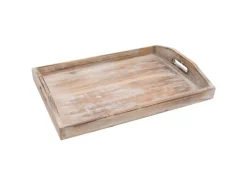 Discount HMF VTA101-S3 Deko Tablett Holz Vintage Design 3er Set Versch. Größen Shabby Chic Klassik