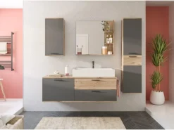 Hängeschrank Mason Grau 37 cm eintürig