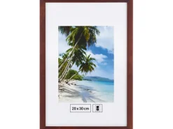 New Holzbilderrahmen Glatt 20 cm x 30 cm Mahagoni
