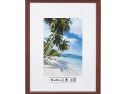 Sale Holzbilderrahmen Gerillt 18 cm x 24 cm Mahagoni