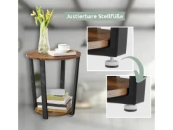 New holz4home Beistelltisch Lorie Rund