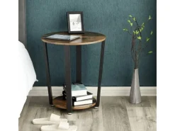 New holz4home Beistelltisch Lorie Rund