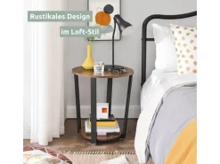 New holz4home Beistelltisch Lorie Rund