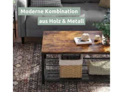 Sale holz4home Couchtisch Connie mit Gitterablage
