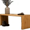 Clearance holz4home Massivholz Hocker Bank aus Eiche mit Baumkante L