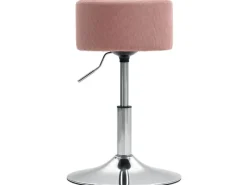 Sale HOMCOM Barhocker Gepolstert Barstuhl für Küche Wohnzimmer Esszimmer Rosa
