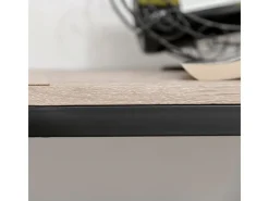 Online HOMCOM Barmöbel MDF Metall Natur Schwarz L89 x B45 x H87 cm L39 x B45 x H95 cm