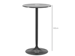 New HOMCOM Bartisch Runder Tresentisch