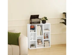 New HOMCOM Bücherregal Standregal mit 8 Ebenen Aufbewahrungsregal