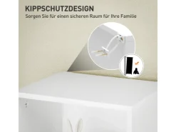 Discount HOMCOM Bücherregal Standregal mit 5 Ebenen Aufbewahrungsregal