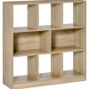 HOMCOM Bücherregal 3-Stöckige für Home-Office Wohnzimmer 97,5 x 30 x 100cm