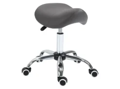 Outlet HOMCOM Drehstuhl Kosmetikhocker Gepolstert