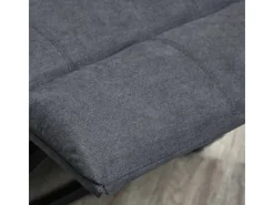 HOMCOM Elektrischer Liftstuhl Polyesterstoff Stahl Grau 71L x 94B x 104H cm